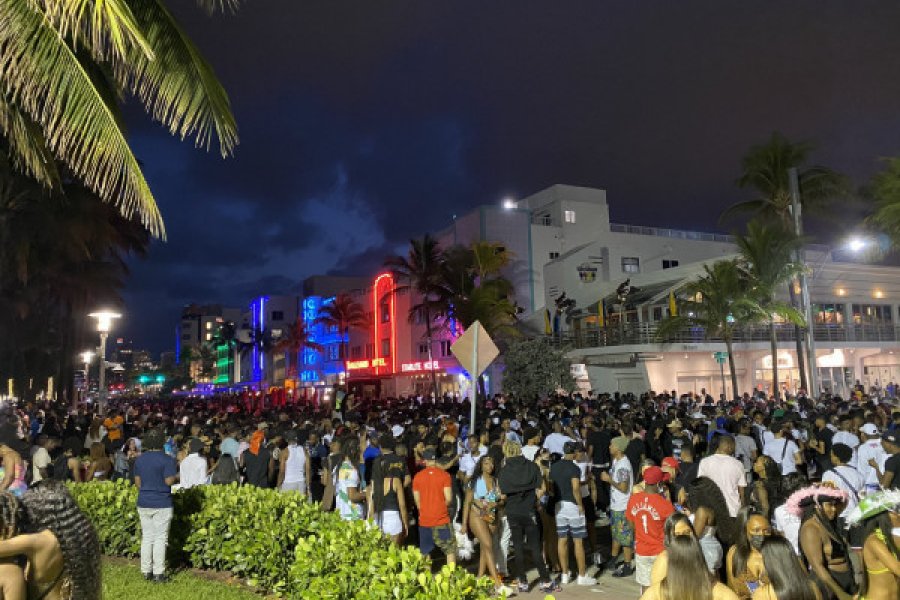 Miami Beach impuso un toque de queda por disturbios durante las vacaciones de primavera