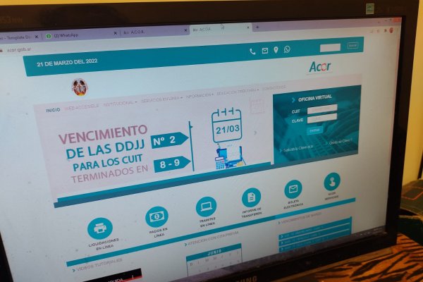 ACOR presenta su renovada página web, con acceso simple a los trámites y servicios