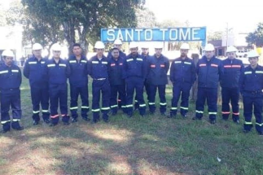 Santo Tomé: sumaron 15 operarios para reparación de vías de la línea de cargas