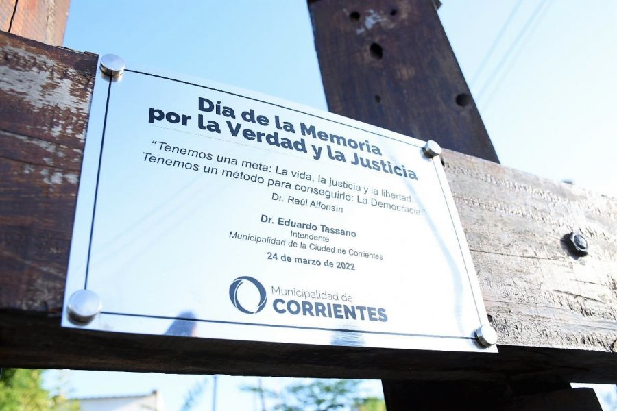 La Municipalidad inauguró una placa conmemorativa en el barrio Ponce