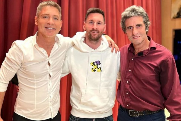 Lionel Messi fue a ver la obra de Adrián Suar y Diego Peretti