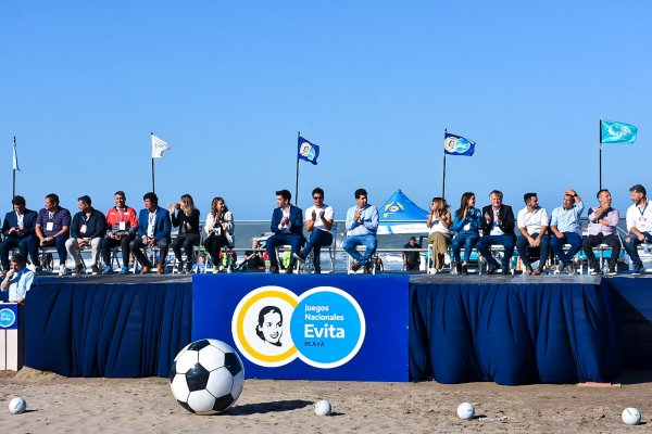 Comenzó la 5° edición de los Juegos Nacionales Evita de Playa
