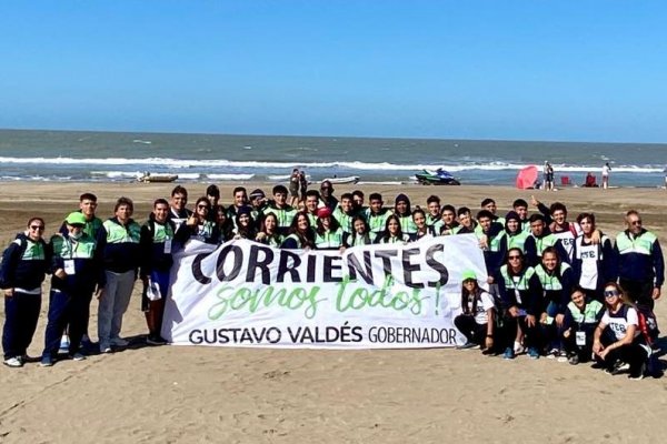 Juegos Nacionales de Playa: Corrientes ya está en Mar de Ajó