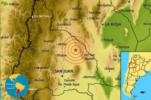 Fuerte sismo sacudió a San Juan: Se sintió en San Luis, Mendoza, La Rioja y Córdoba