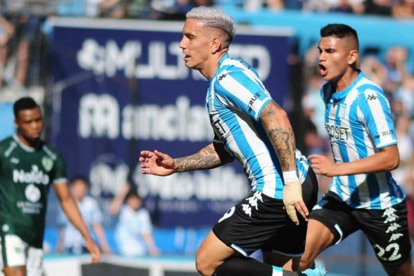 Racing goleó a Sarmiento y afianzó su liderazgo en la Copa Liga Profesional