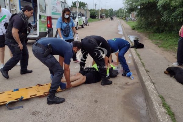 Trabajador de prensa iba a rehabilitación por un siniestro y se volvió a accidentar