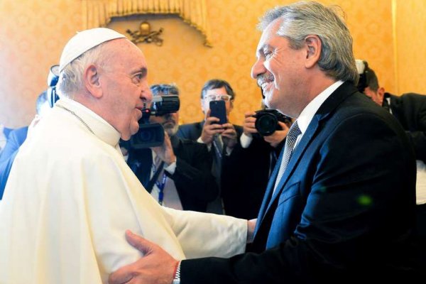 Fernández compartió y agradeció la carta que le envió el papa Francisco