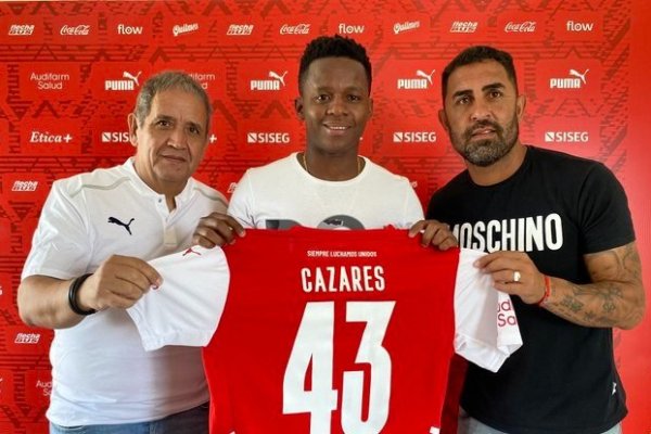 Independiente oficializó la incorporación de Juan Cazares