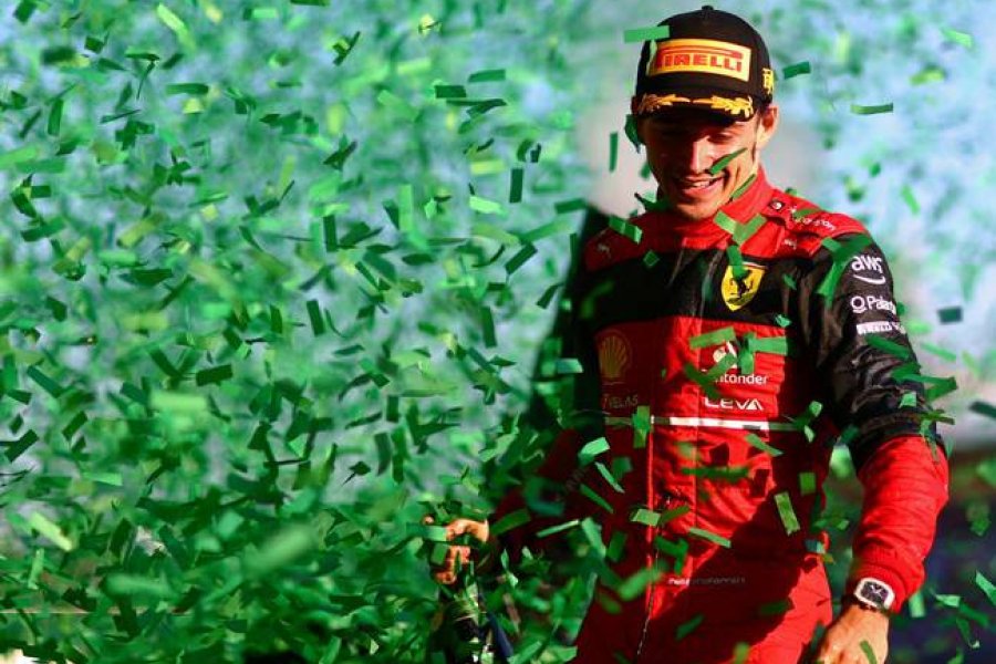 Charles Leclerc se llevó el GP de Australia y es el líder de la Fórmula 1