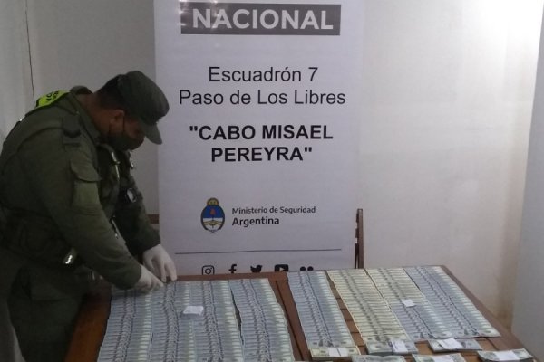 Corrientes: un detenido con 115.900 dólares sin la justificación de su procedencia