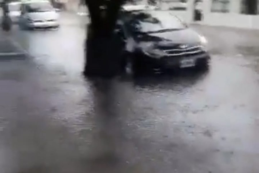 Goya alcanza los 100 milímetros de lluvia y hay colapsos en zonas urbanas