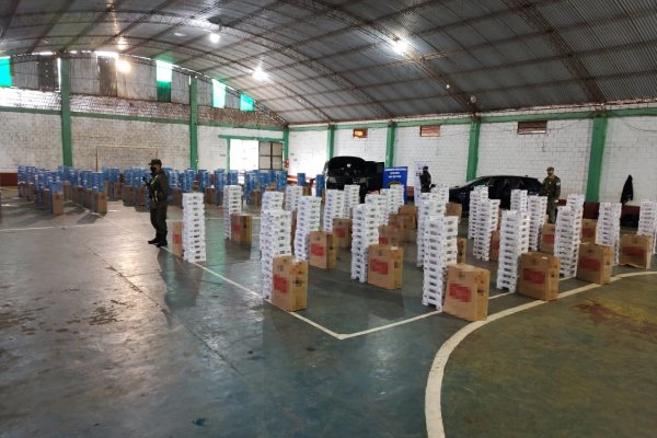 Misiones: Decomisan 36.000 atados de cigarrillos extranjeros sin aval legal