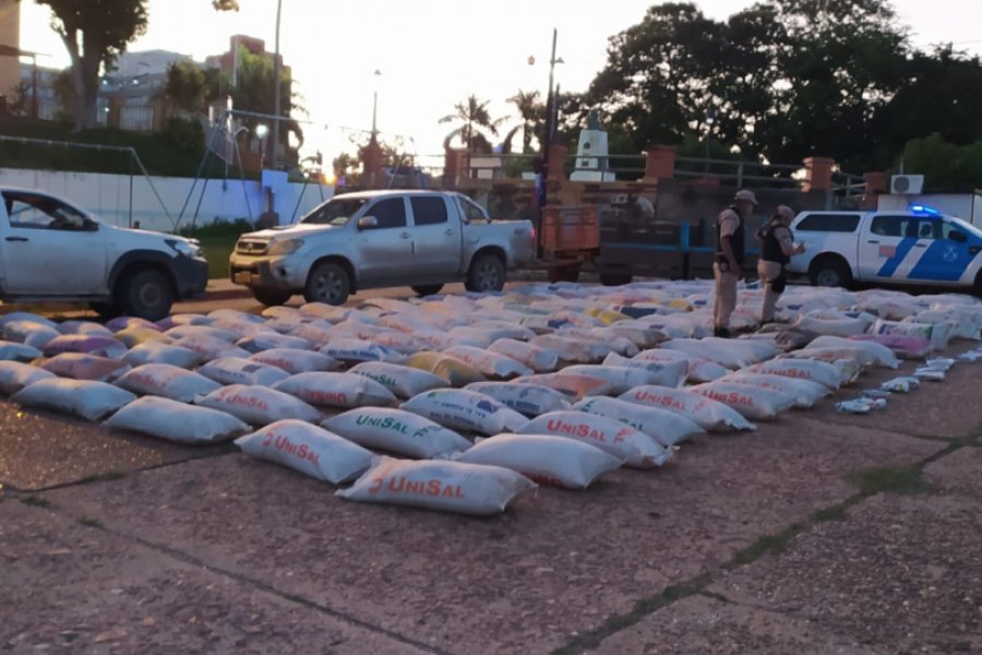 Prefectura secuestró 6.800 kilos de soja en Formosa