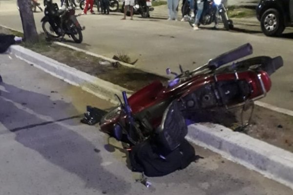 Perdió la vida un hombre al derrapar con su moto