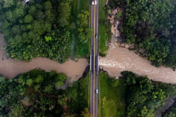 Desvío y cortes de tránsito en Ruta Nacional 12 kilómetro 1.197