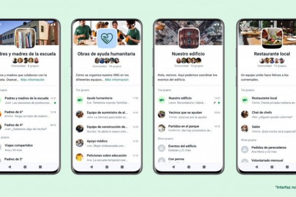 WhatsApp incorpora reacciones a los chats y lanza las “Comunidades”