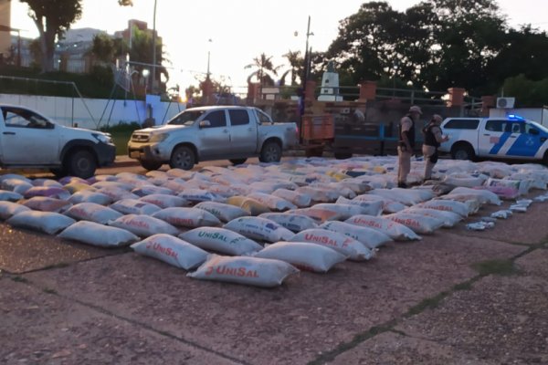 Prefectura secuestró 6.800 kilos de soja en Formosa
