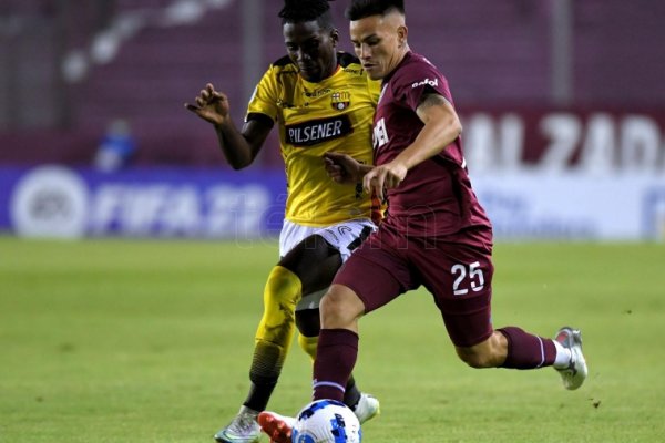 Lanús lidera el grupo A al vencer a Barcelona, de Ecuador