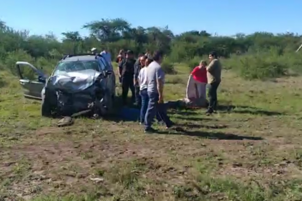 Al menos dos heridos graves en choque por Ruta 123 en el acceso a Mercedes