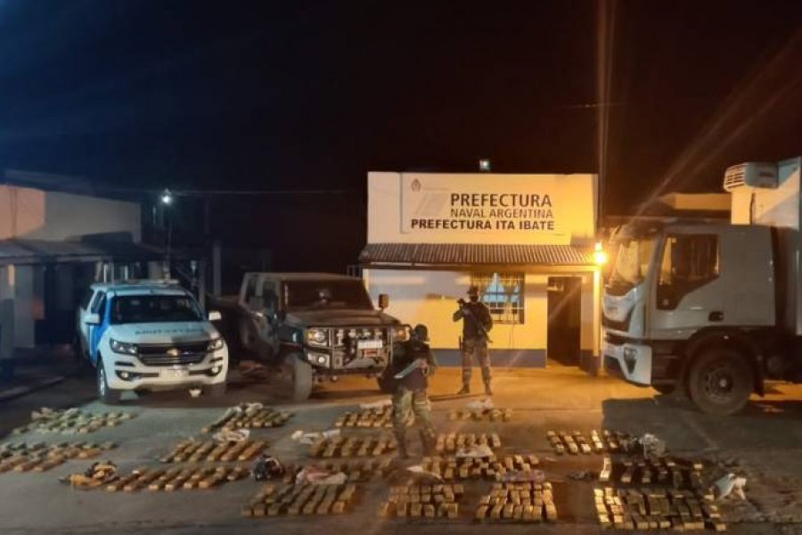 Un detenido con más de 300 kilos de droga en Itá Ibaté