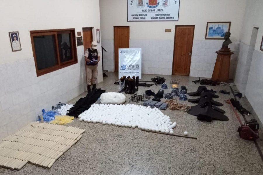 Contrabando de exportación: Prefectura secuestró mercadería ilegal en Corrientes