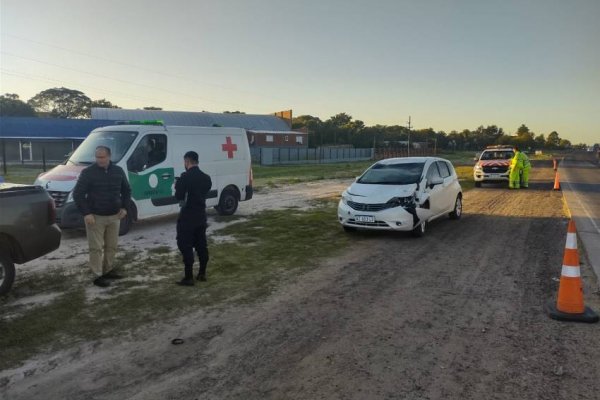 Corrientes: A metros de un control policial un caballo provocó siniestro vial