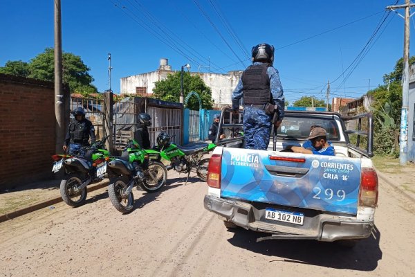 Prevención: Policías demoraron a dos sujetos en actitud sospechosa