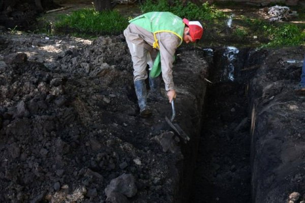 Obras de cloaca social beneficiarán a 150 familias del barrio Doctor Montaña