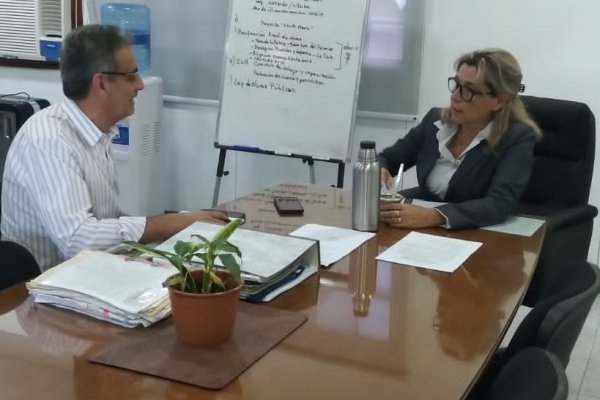 La titular del ICAA visitó Lavalle para tratar su agenda ambiental