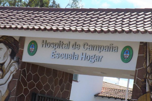Hospital de Campaña: Confirman 12 pacientes internados y 1 dado de alta