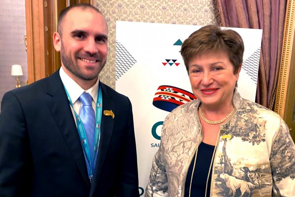 Guzmán se reunió con Georgieva para revisar el acuerdo con el FMI