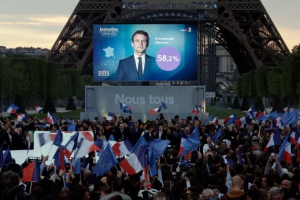 Emmanuel Macron fue reelecto presidente de Francia