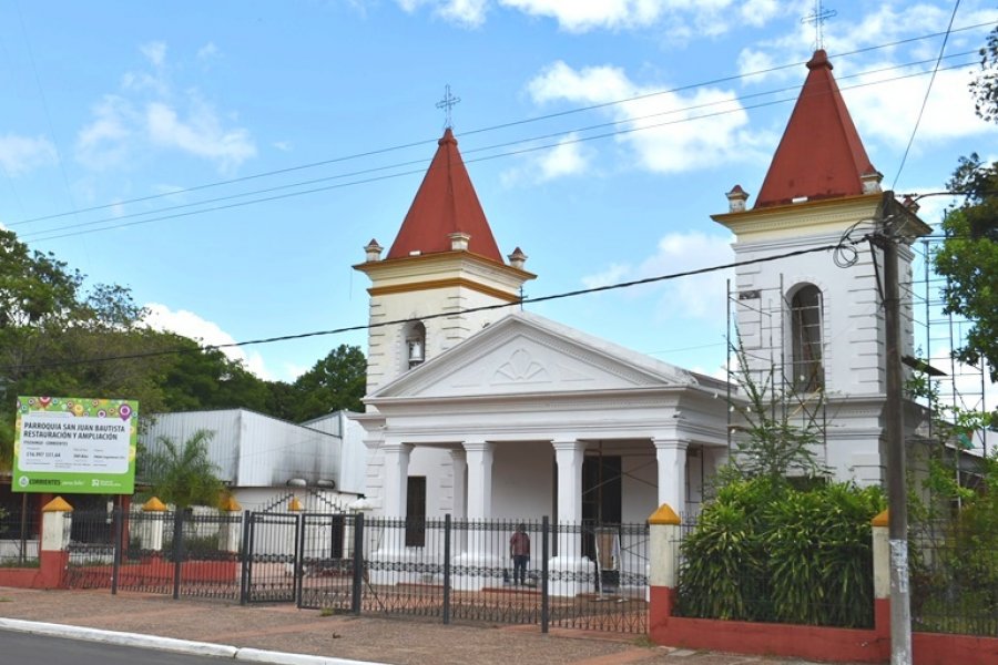 Licitaron nuevas obras para la refacción de la parroquia San Juan Bautista de Ituzaingó