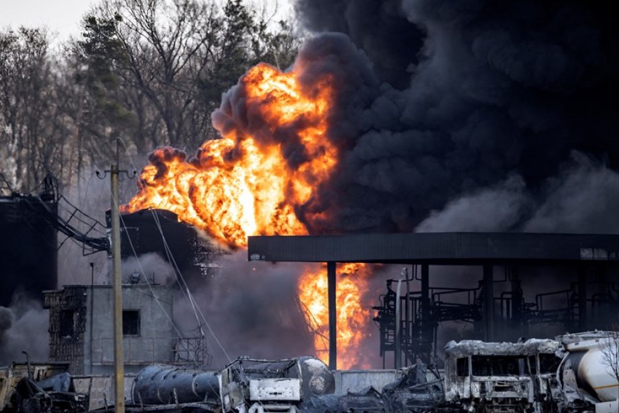 Cinco muertos y 18 heridos en bombardeos rusos contra instalaciones ferroviarias en Ucrania