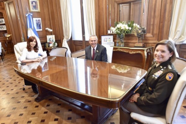 Cristina Fernández se reunió con la jefa del Comando Sur de EEUU