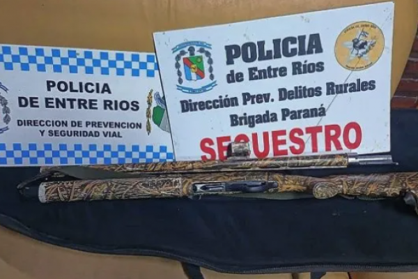 Fueron a cazar a Corrientes sin los papeles del arma