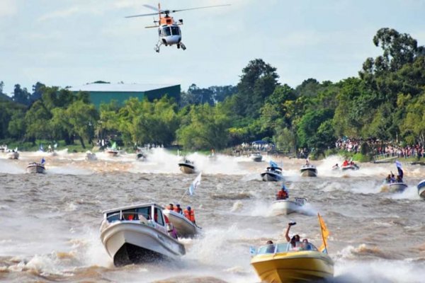 Goya: Altura idea del río para la tradicional largada en la pesca del surubí