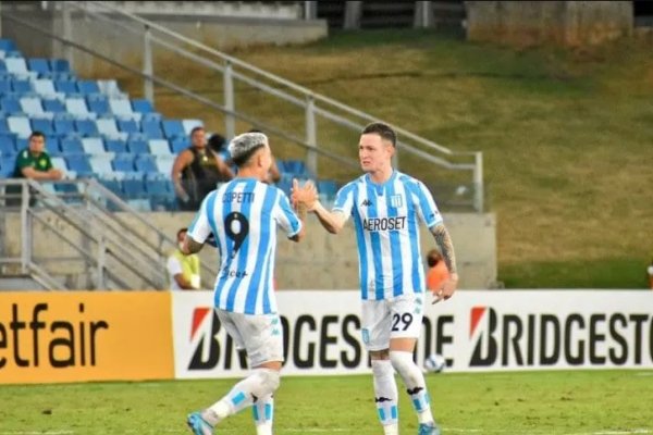 Racing le ganó a Cuiabá y es líder en la Copa Sudamericana