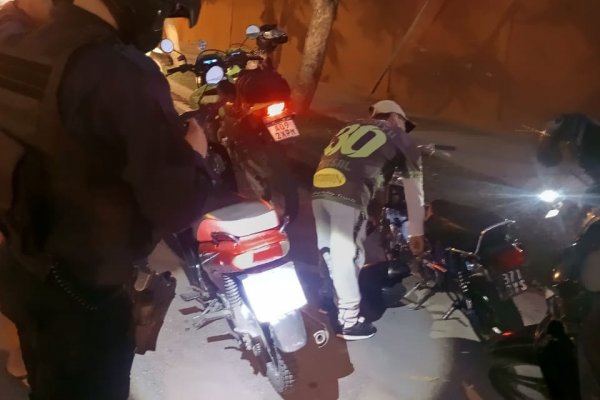 Operativos: Secuestraron 25 motos y demoraron a 27 personas