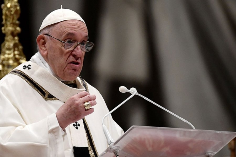 El Papa Francisco volvió a criticar la "locura insensata" de la guerra