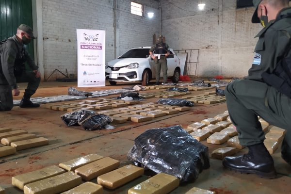 Misiones: Decomisan más de 943 kilos de marihuana como resultado de un allanamiento