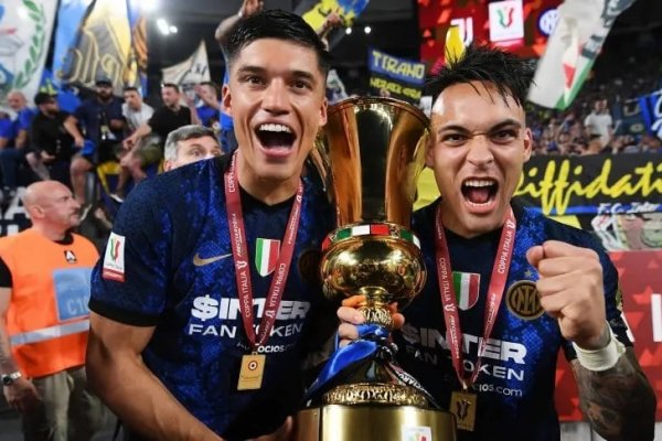 El Inter de Lautaro Martínez y Joaquín Correa, campeón de la Copa Italia