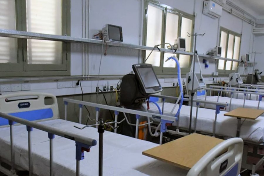 Hospital de Campaña: Hay 6 pacientes en terapia, 4 con respiración mecánica asistida