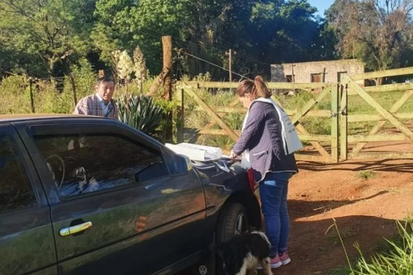 Para el fin de semana finalizaría el censo nacional en la zona rural de Santo Tomé