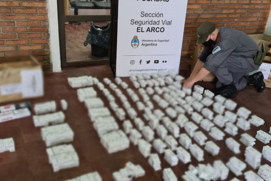 Misiones: Camión de encomiendas transportaba esteroides anabólicos y cigarrillos ilegales