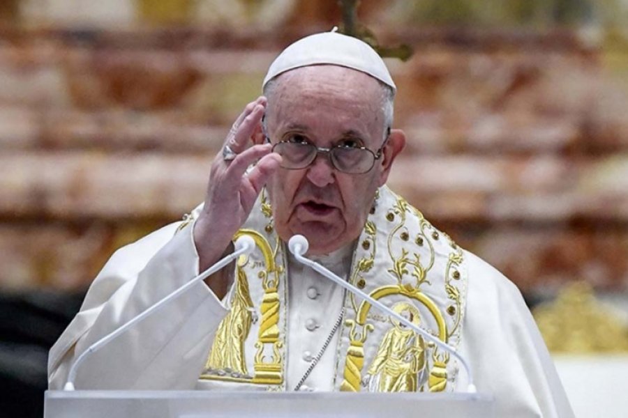 El Papa Francisco instó a ahorrar en regalos de Navidad y enviar dinero a Ucrania