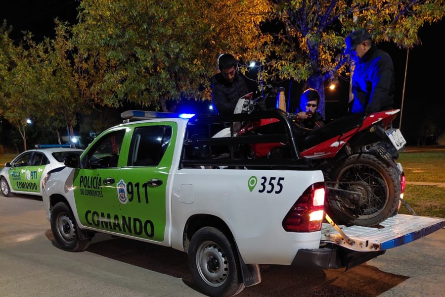 Motocicletas secuestradas y personas demoradas durante Operativos de contralor