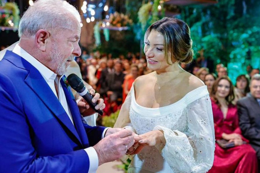 Lula Da Silva se casó con Rosangela, 21 años más joven que él