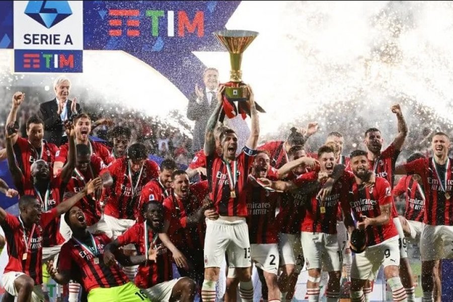 Milan se coronó campeón de la Liga italiana