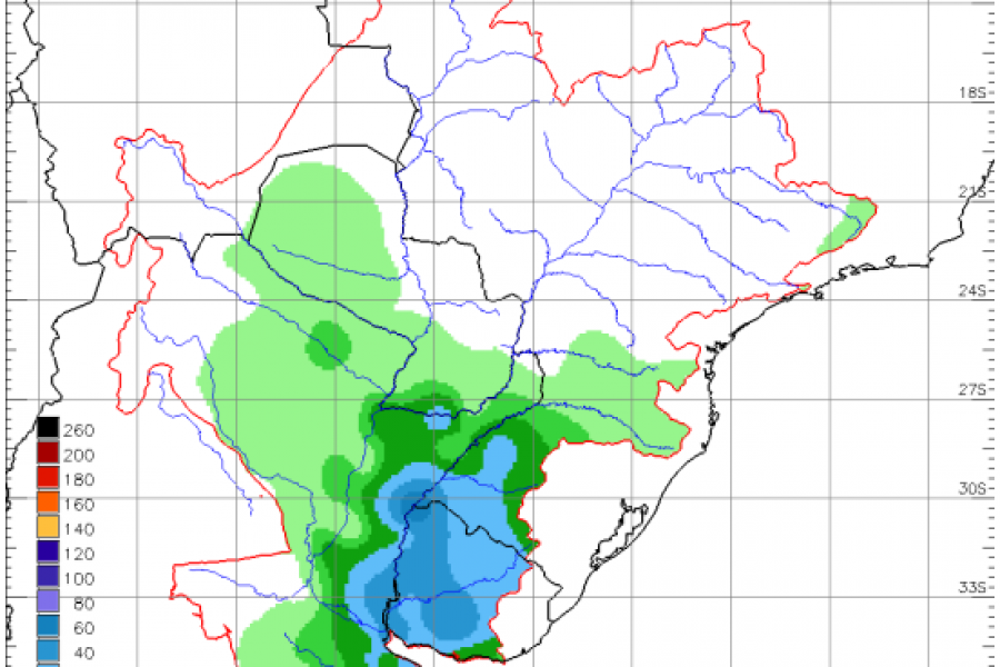 Situación hidrológica y pronóstico de los ríos Paraná y Uruguay